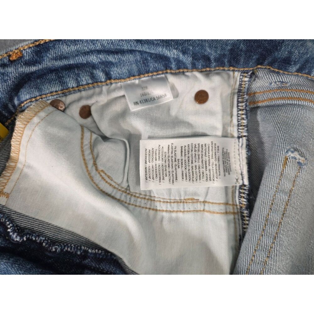 Polo Ralph Lauren Women 32 Tompkins Skinny High Rise Ankle Acid Wash Light Jeans - Picture 8 of 9